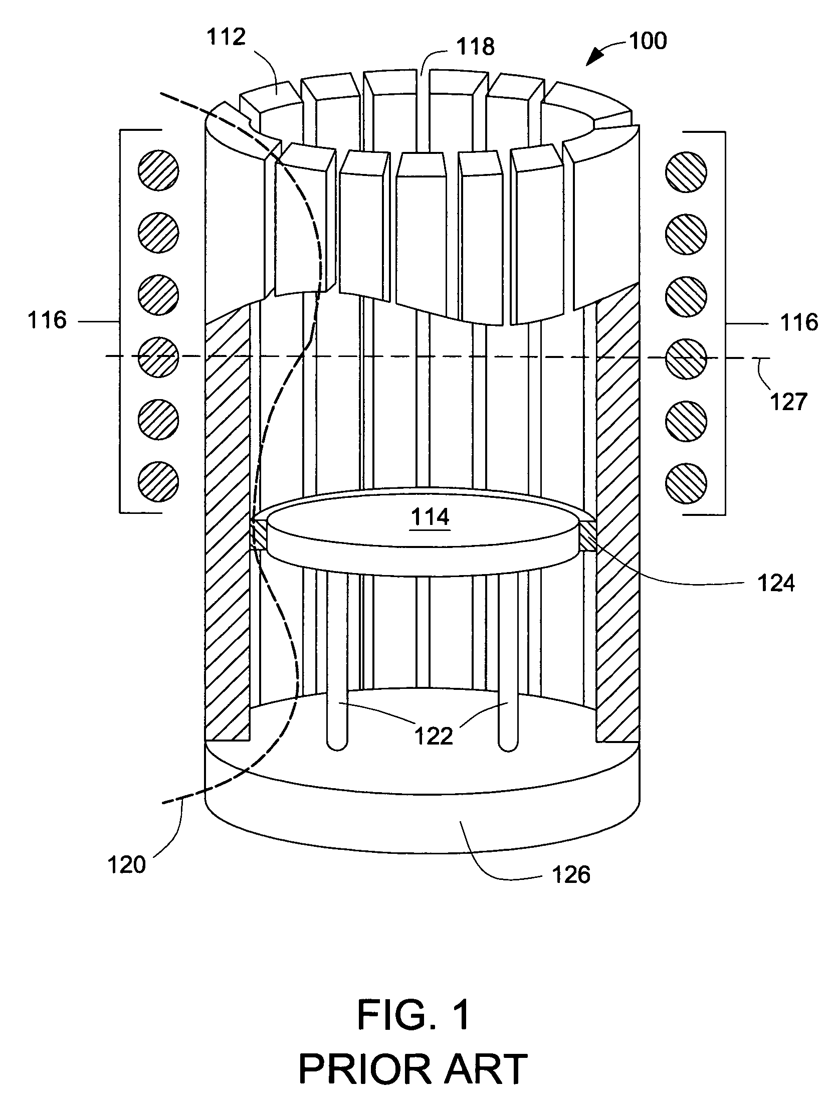 Cold crucible induction furnace