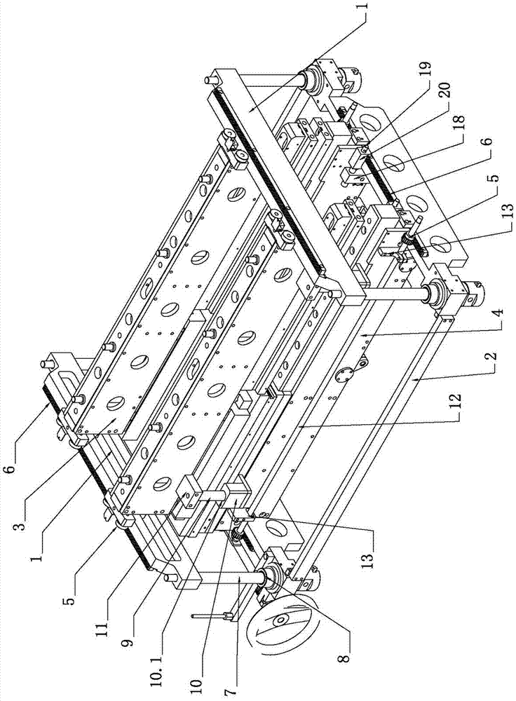 Adjustable bag making machine longitudinal sealing device with movable hot pressing plates and static hot pressing plates integrated