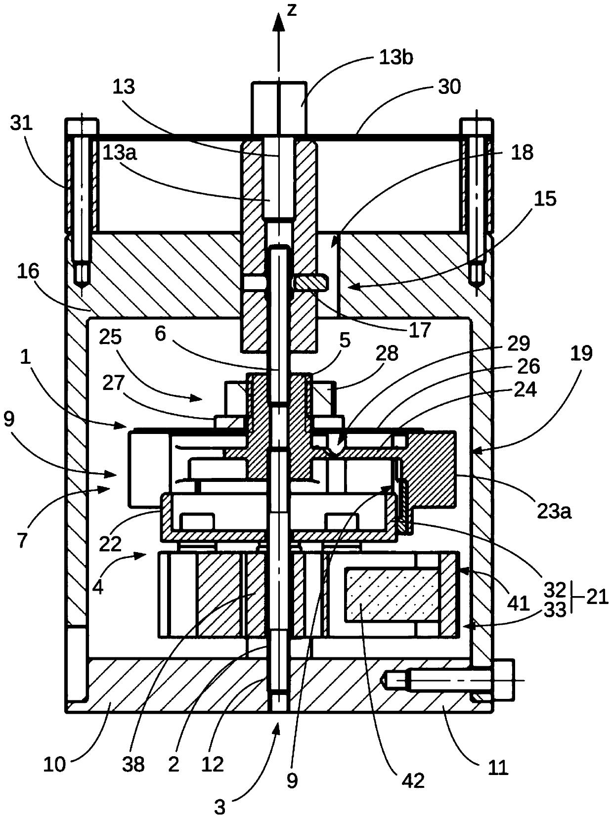 Screw-based nanometric linear motion control mechanism