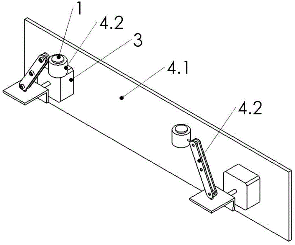 Medium or heavy steel plate morphology detection system based on controllable symmetrical double-line laser angle and method thereof