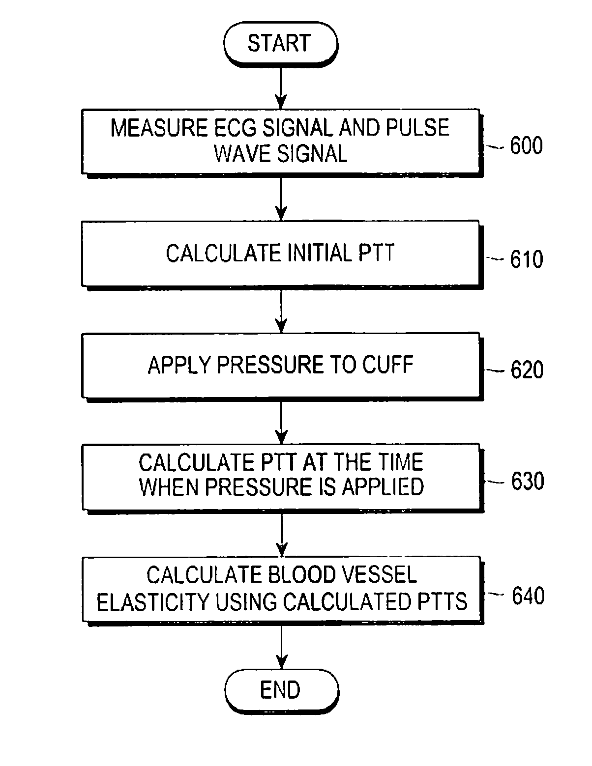 Blood pressure measuring apparatus and method for measuring blood vessel elasticity