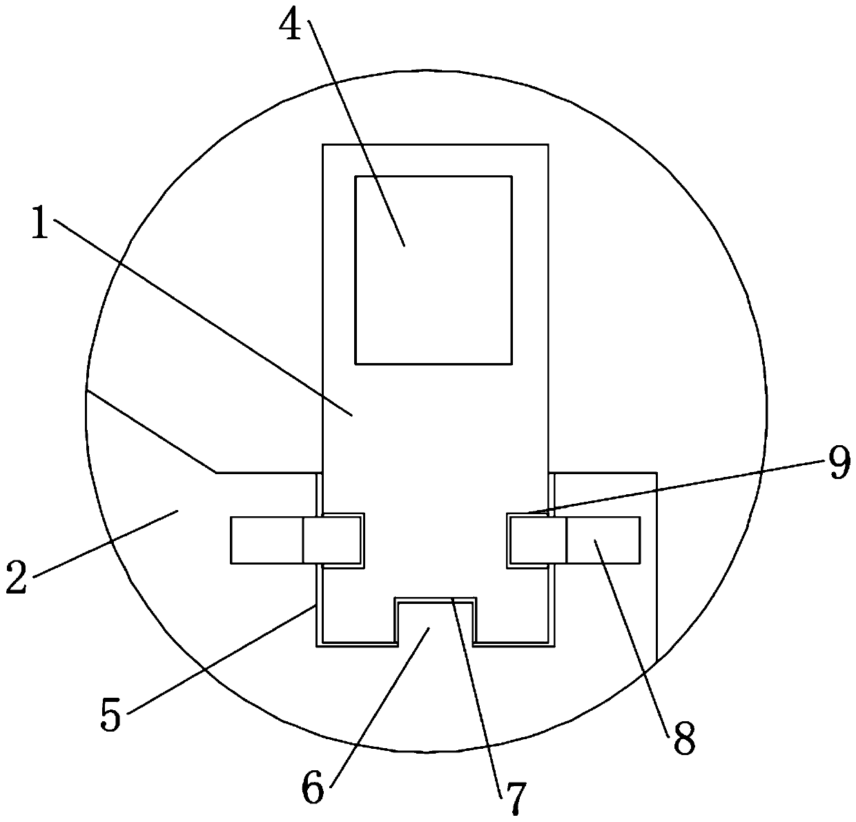 Tracking type access control security system based on outside visitors and using method of tracking type access control security system