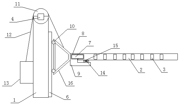 Automatic brick moving device