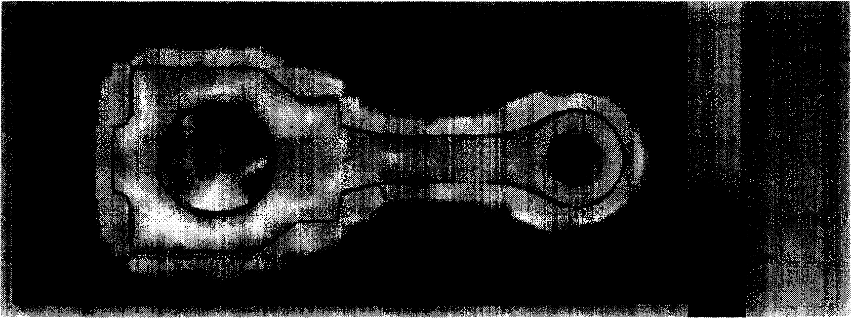 Optimizing method for forging modeling process