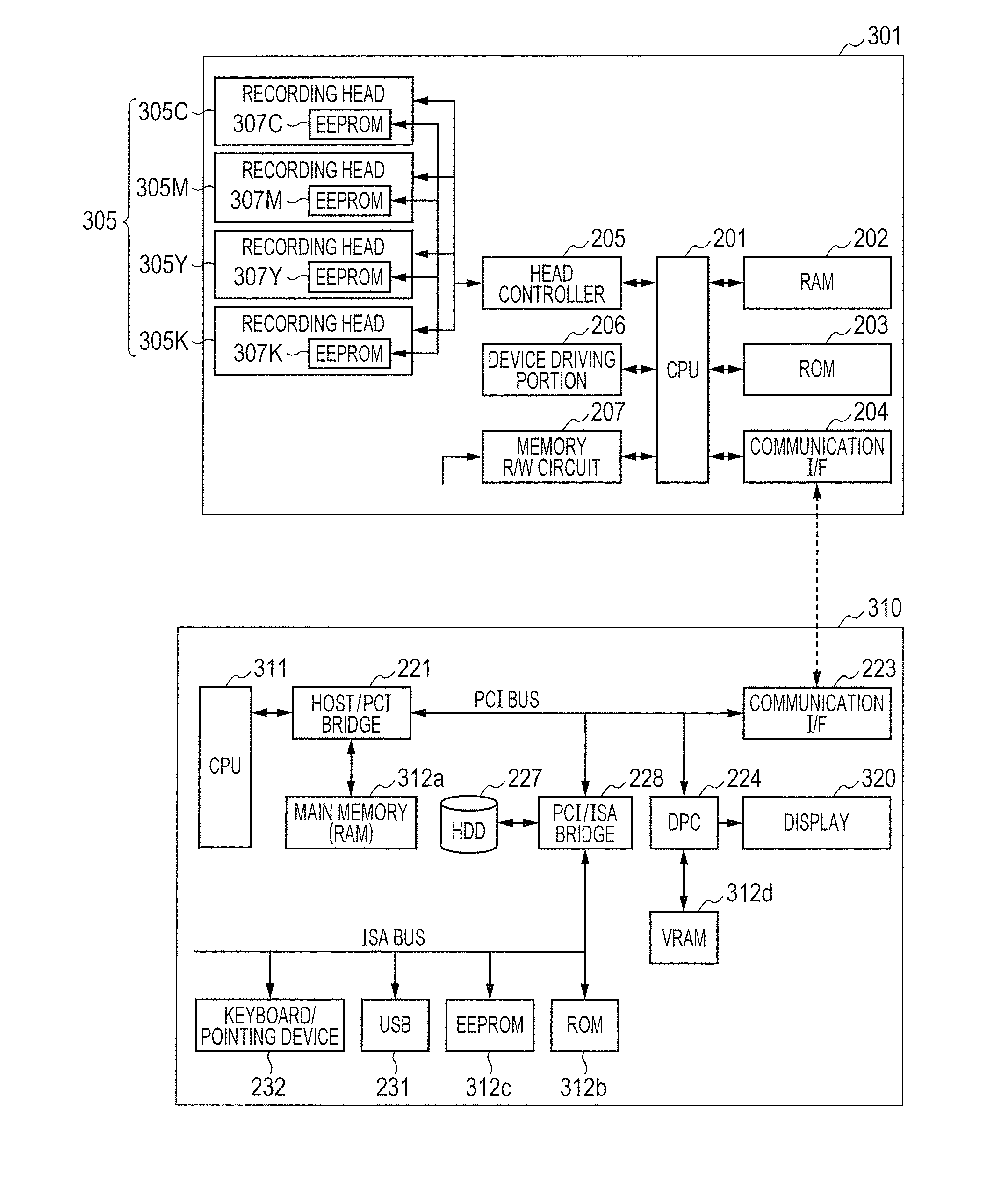 Recording system, recording apparatus, information processing apparatus, and recording control method