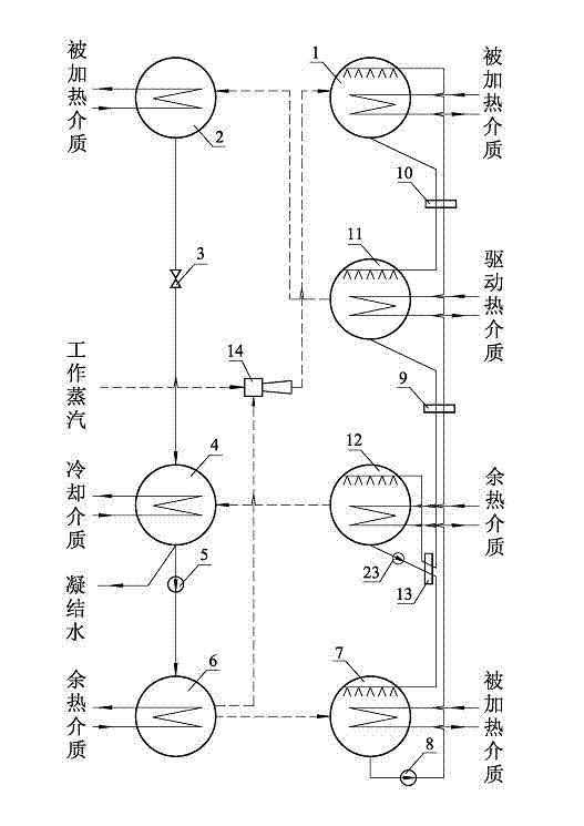 Fourth type heat pump cycle