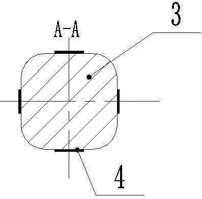 Resistance-strain type load sensor for high-pressure hydrogen sulfide environment