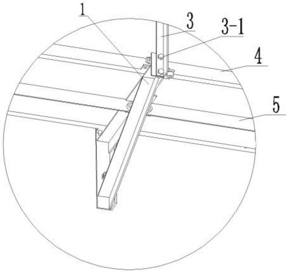 Quickly-assembled bridge pier hanging basket