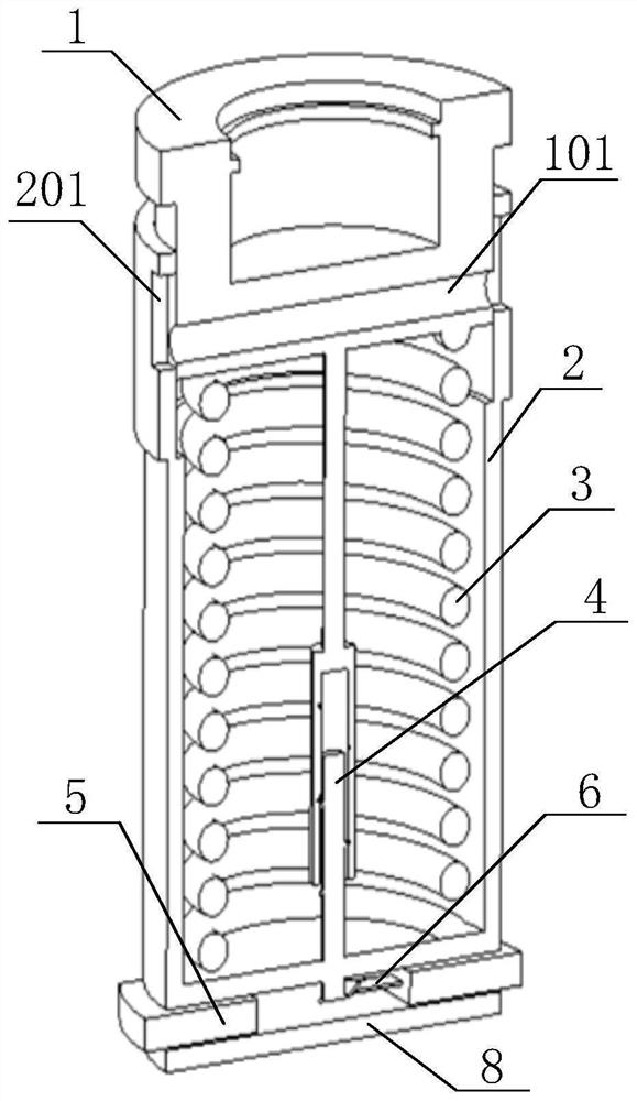 Telescopic irradiation sample hole plug