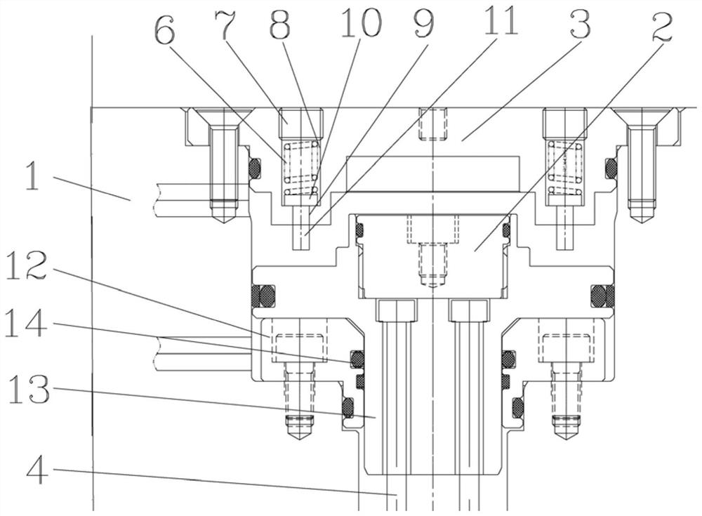 Air cylinder and hot runner system with same