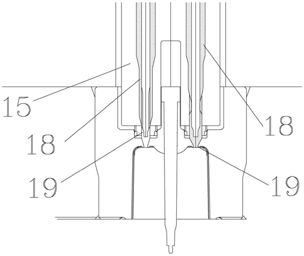 Air cylinder and hot runner system with same