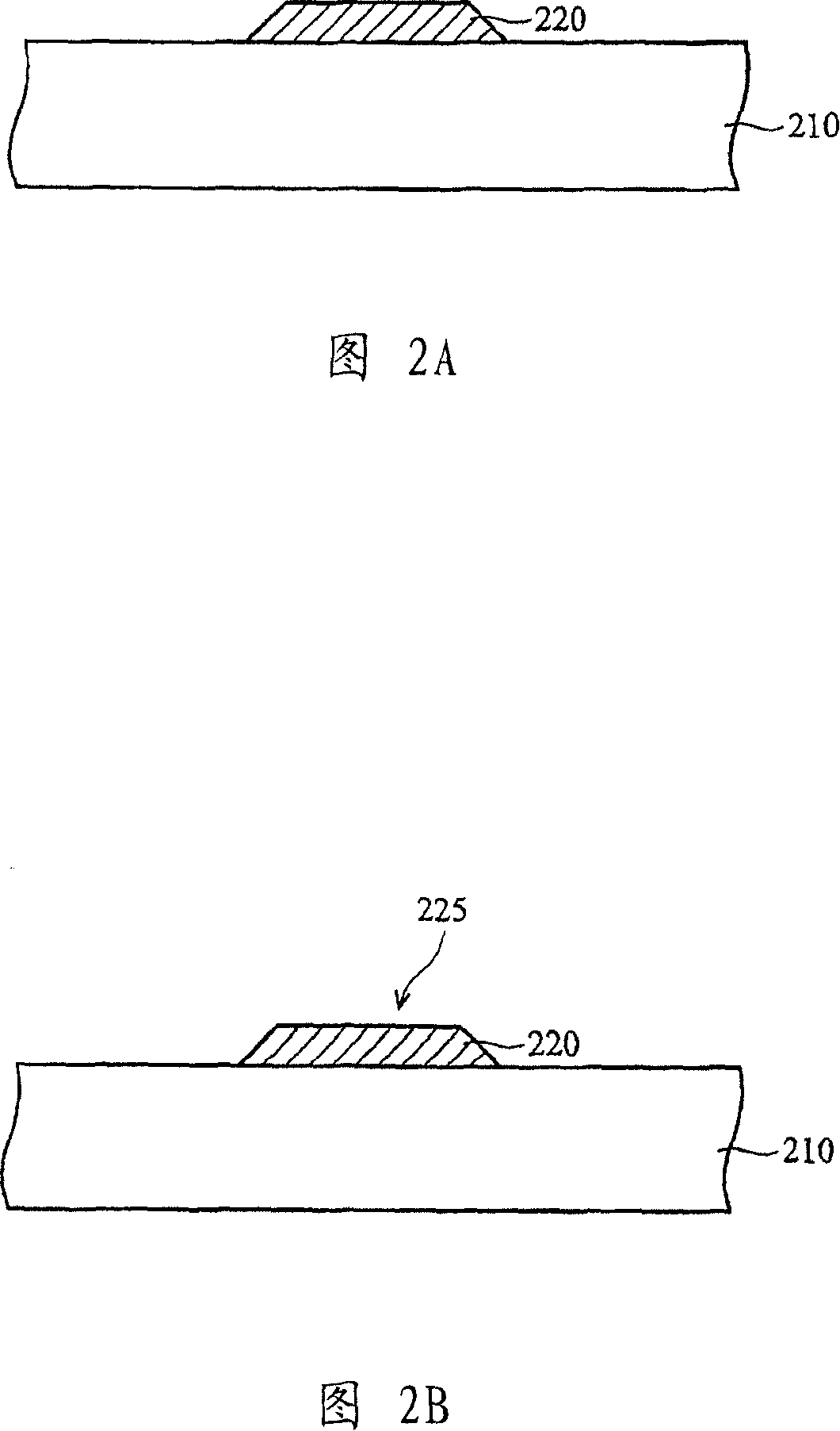 Picture-element electrode switch element and manufacturing method thereof