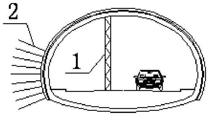 A construction method for excavating and extending an existing tunnel without interrupting traffic