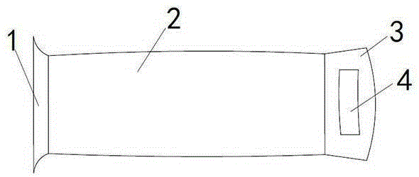 Width-indication steering handle of bicycle