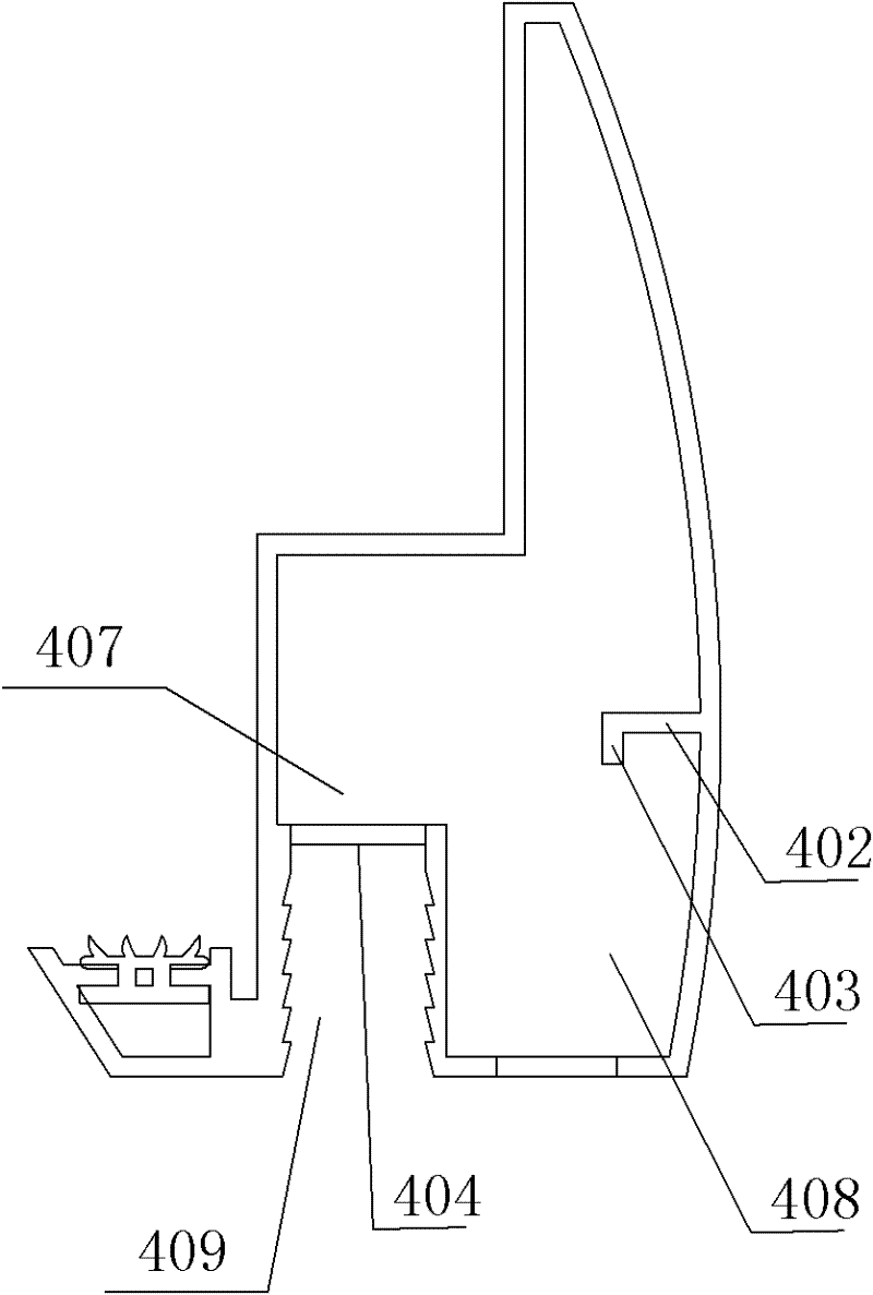 Section bar connector, section bar and section bar connecting structure