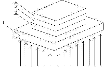 Photovoltaic organic ultraviolet semiconductor detector