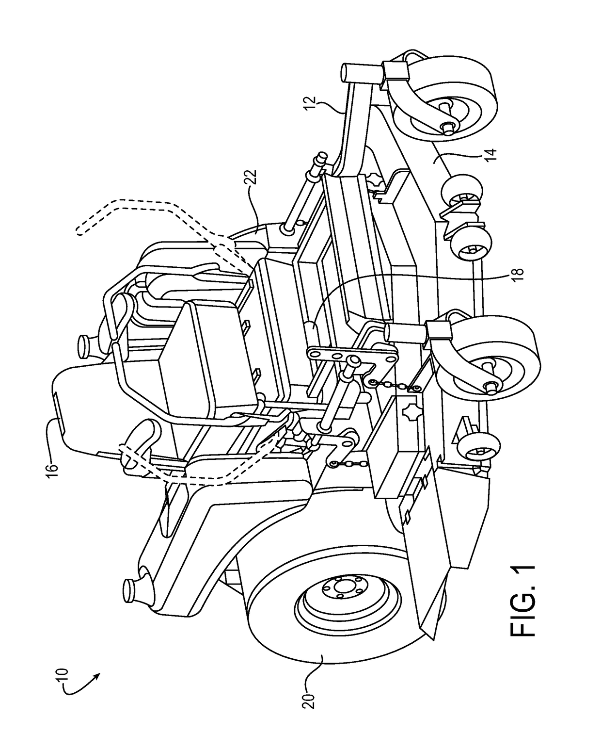 Mowing machine brake apparatus with slideable engagement