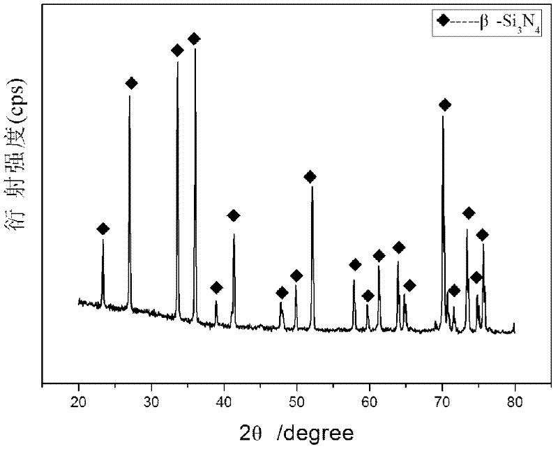 Forming method for preparing Si3N4 porous ceramic through tertiary butyl alcohol (TBA)-based gel casting method