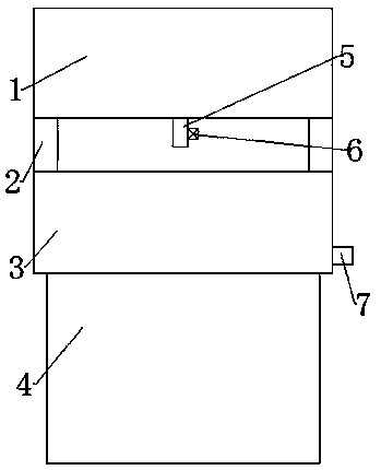 Water cooling device of metal mold