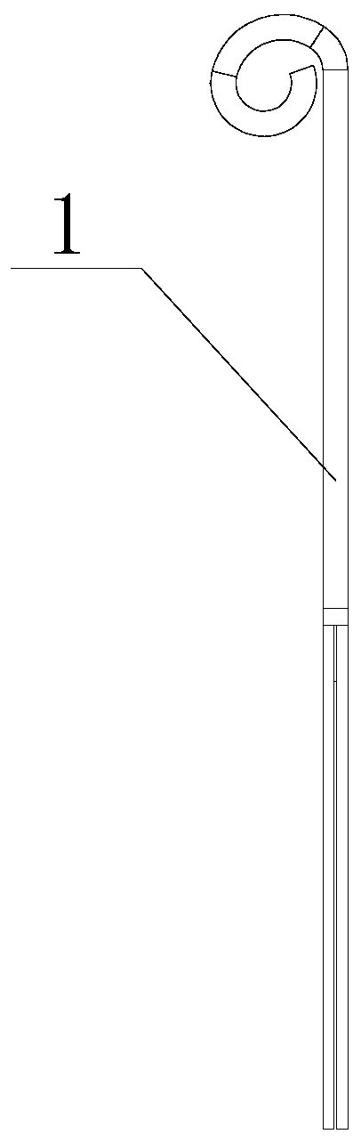 Stent tube for ureter end-to-side anastomosis