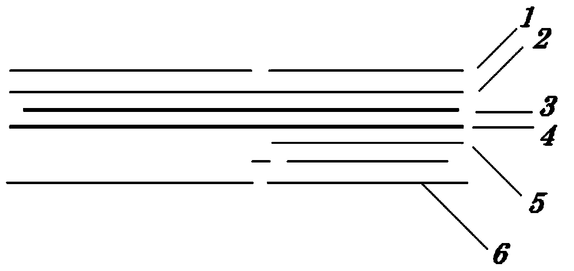 Sectional type heat dissipation film with edge sealing design