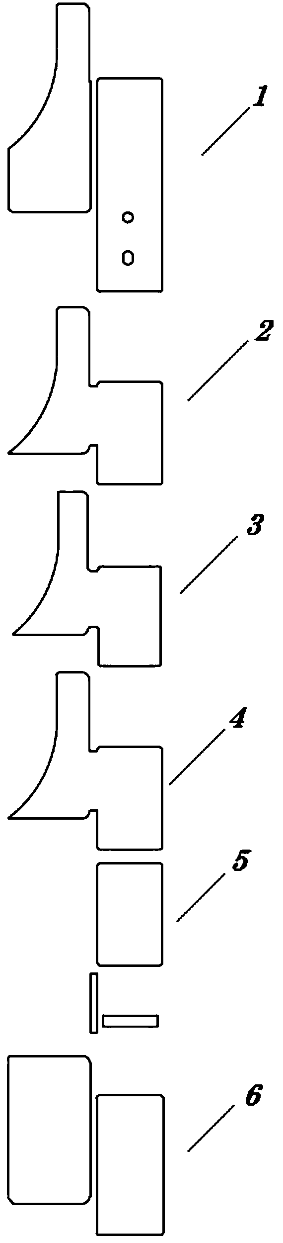 Sectional type heat dissipation film with edge sealing design