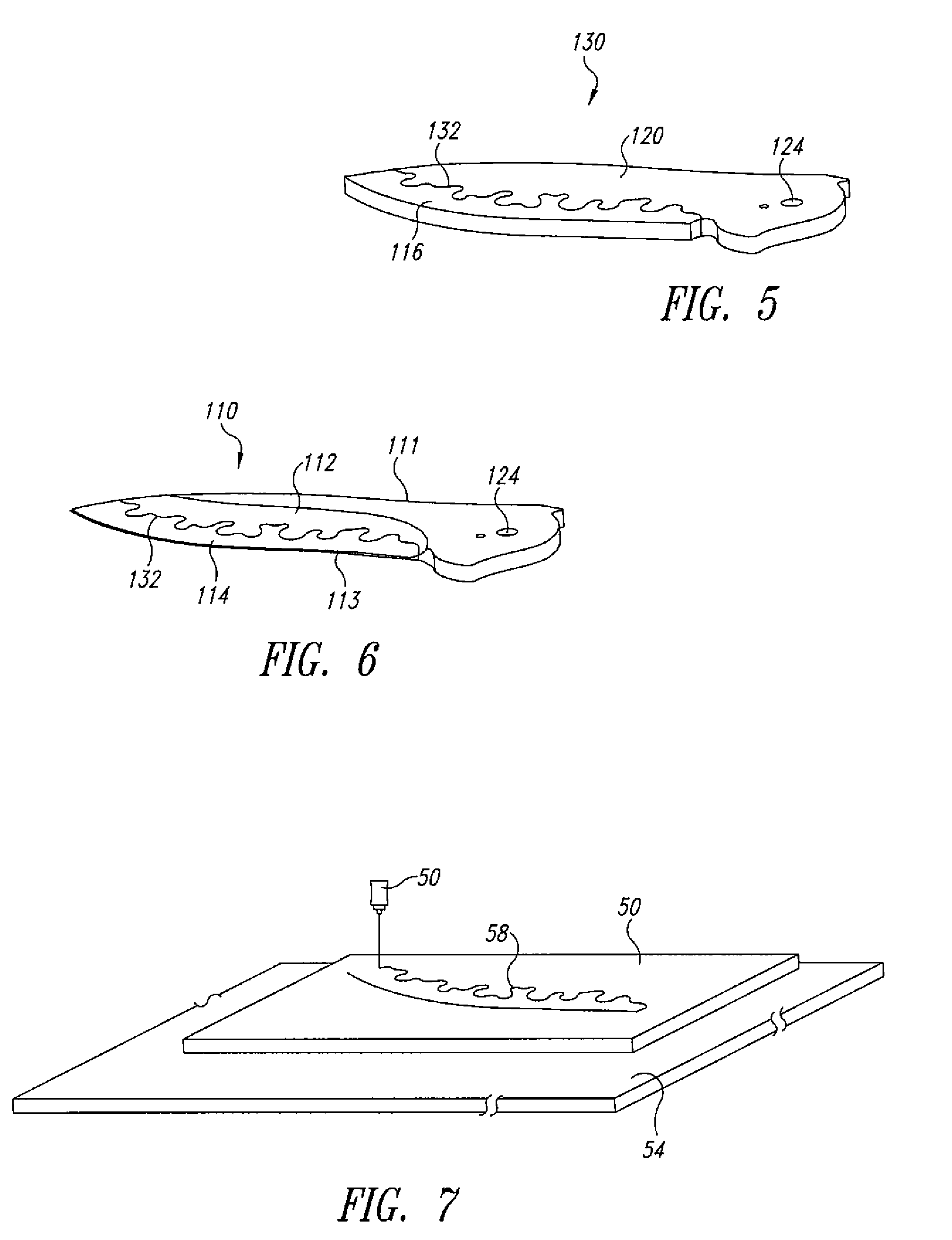 Composite knife blade