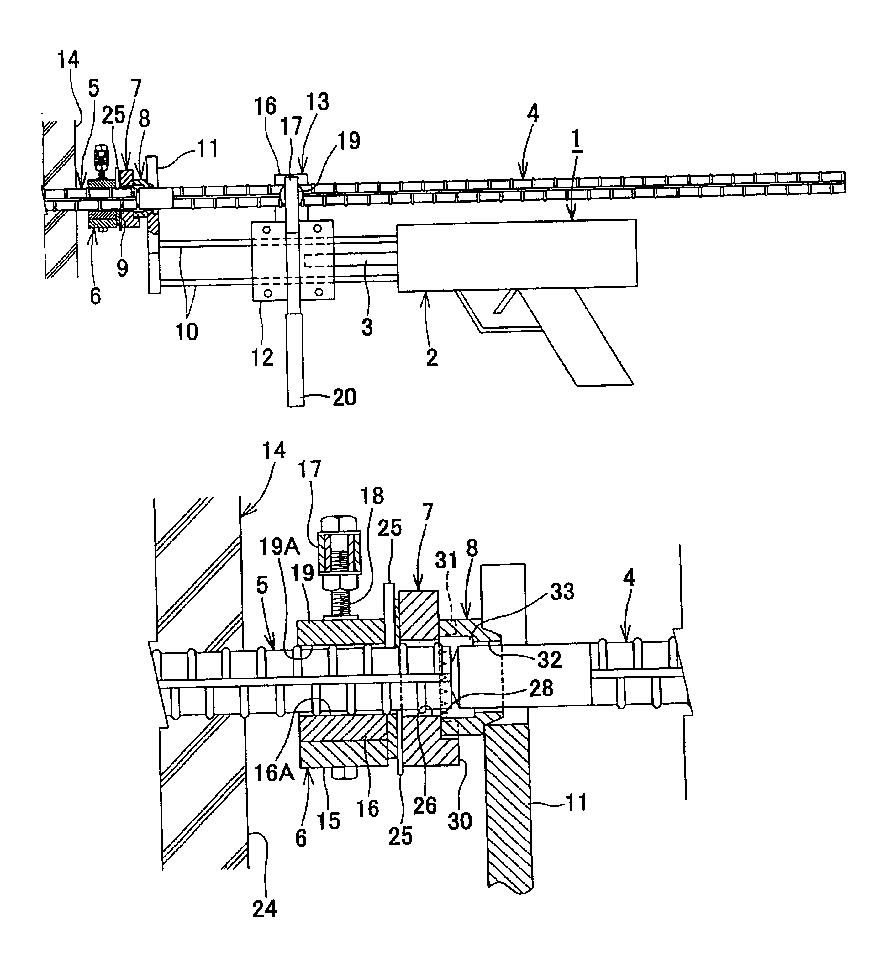 Reinforcement butt stud welding method and device therefor and repairing/expanding method for ferroconcrete structure