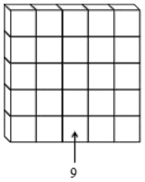 Experimental device and experimental method for ion directional diffusion in set cement