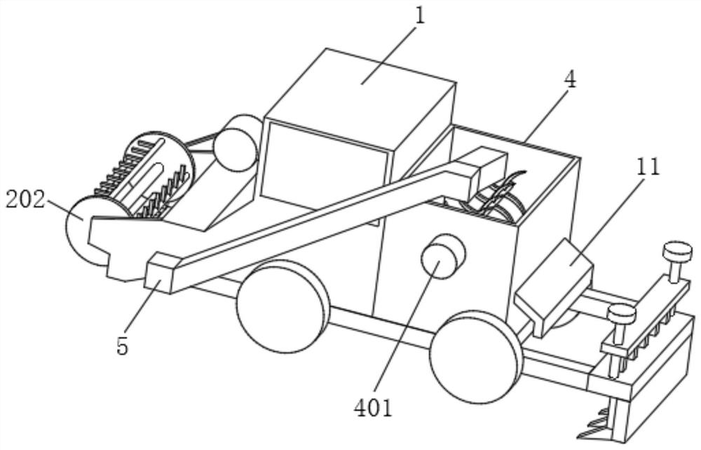 Novel straw returning machine