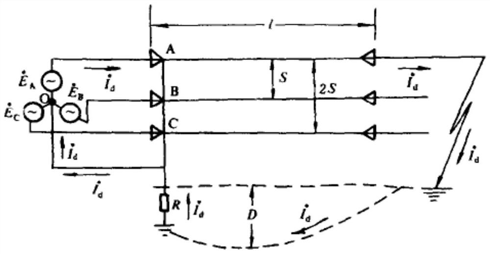 High-voltage power cable single-phase sheath double-end direct grounding method and system