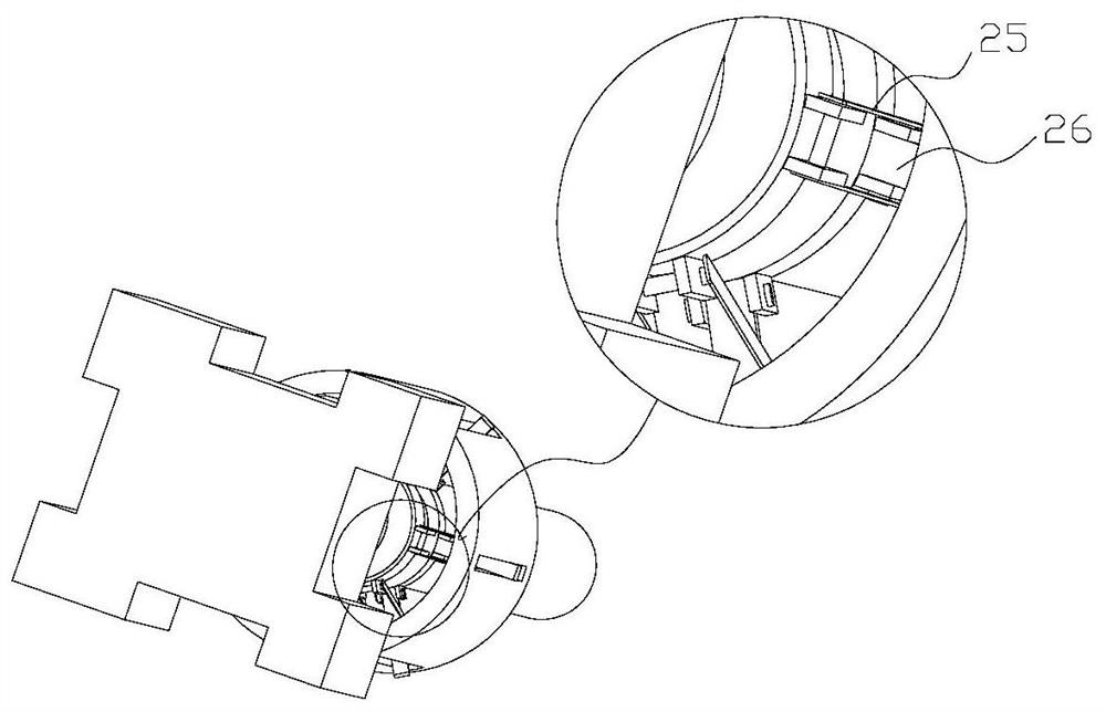 Rotary jitter-type sand and gravel screening device