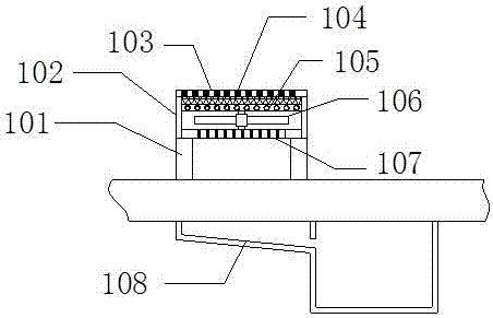 Cleaning device for garment production