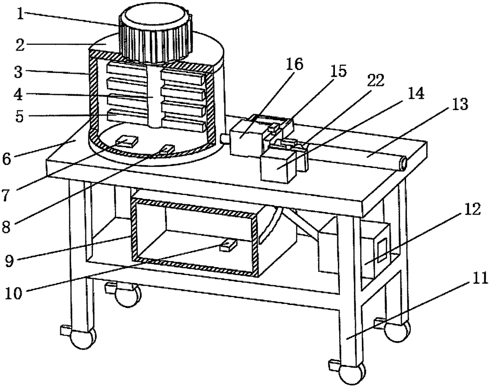 Anti-pollution gastric lavage device for digestive system departments