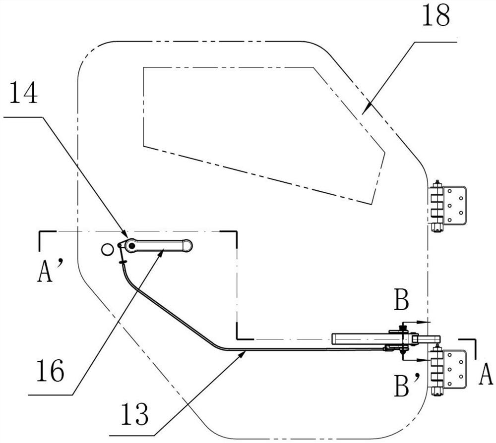 Door opening limit mechanism, door panel assembly and armored vehicle