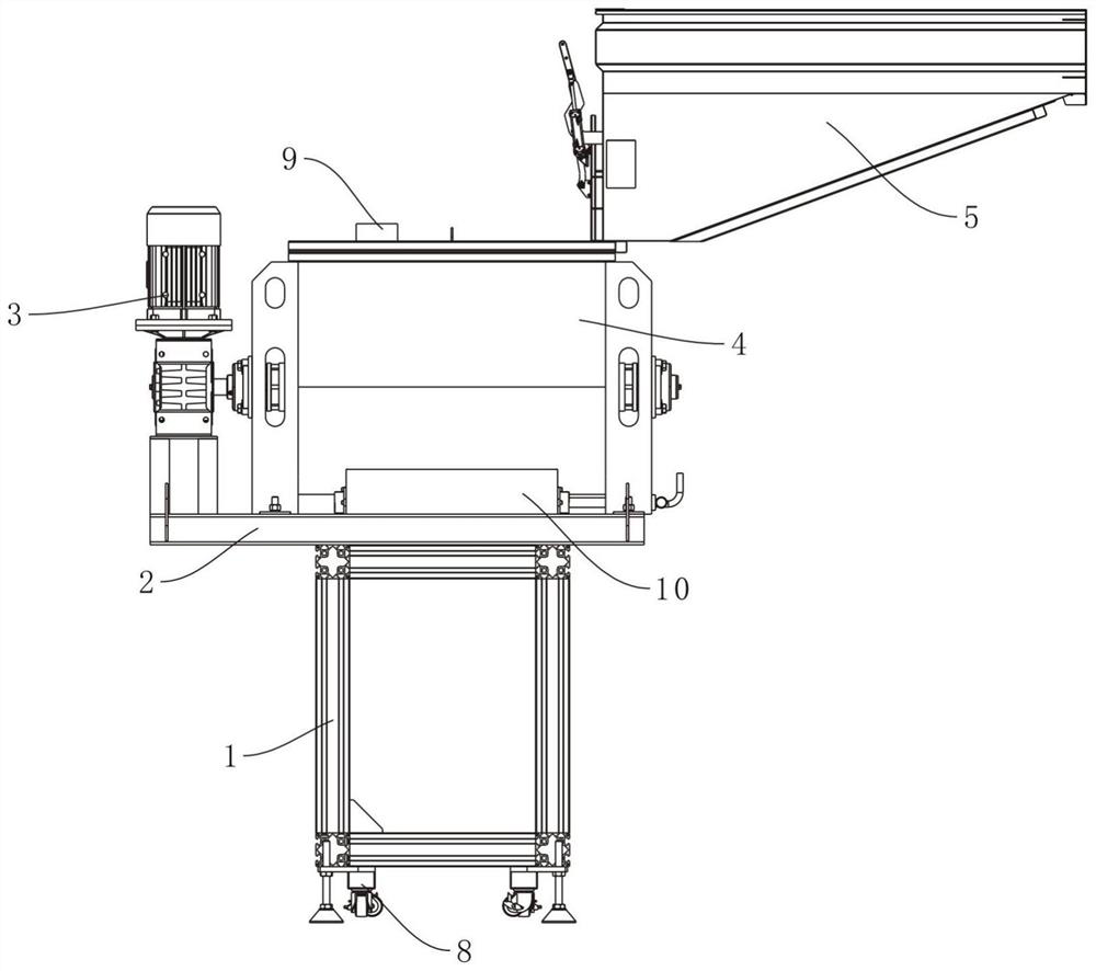 Stirrer for cake making and operation method