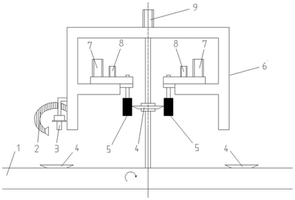 Edging device and method based on visual control