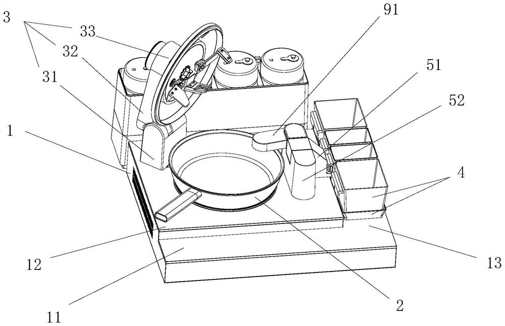 Turnover feeding type cooker