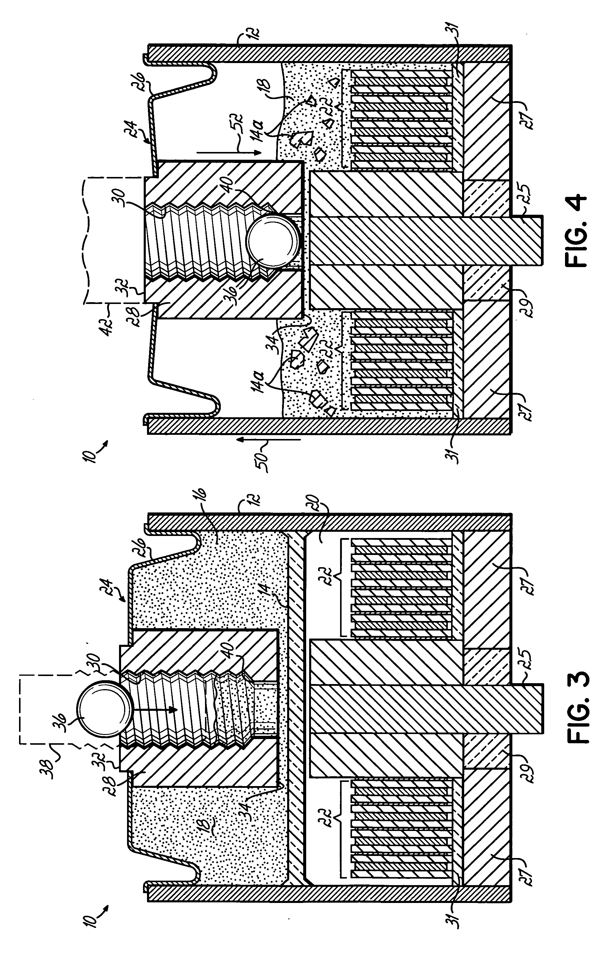 Reserve battery with set back mechanism for delayed battery activation