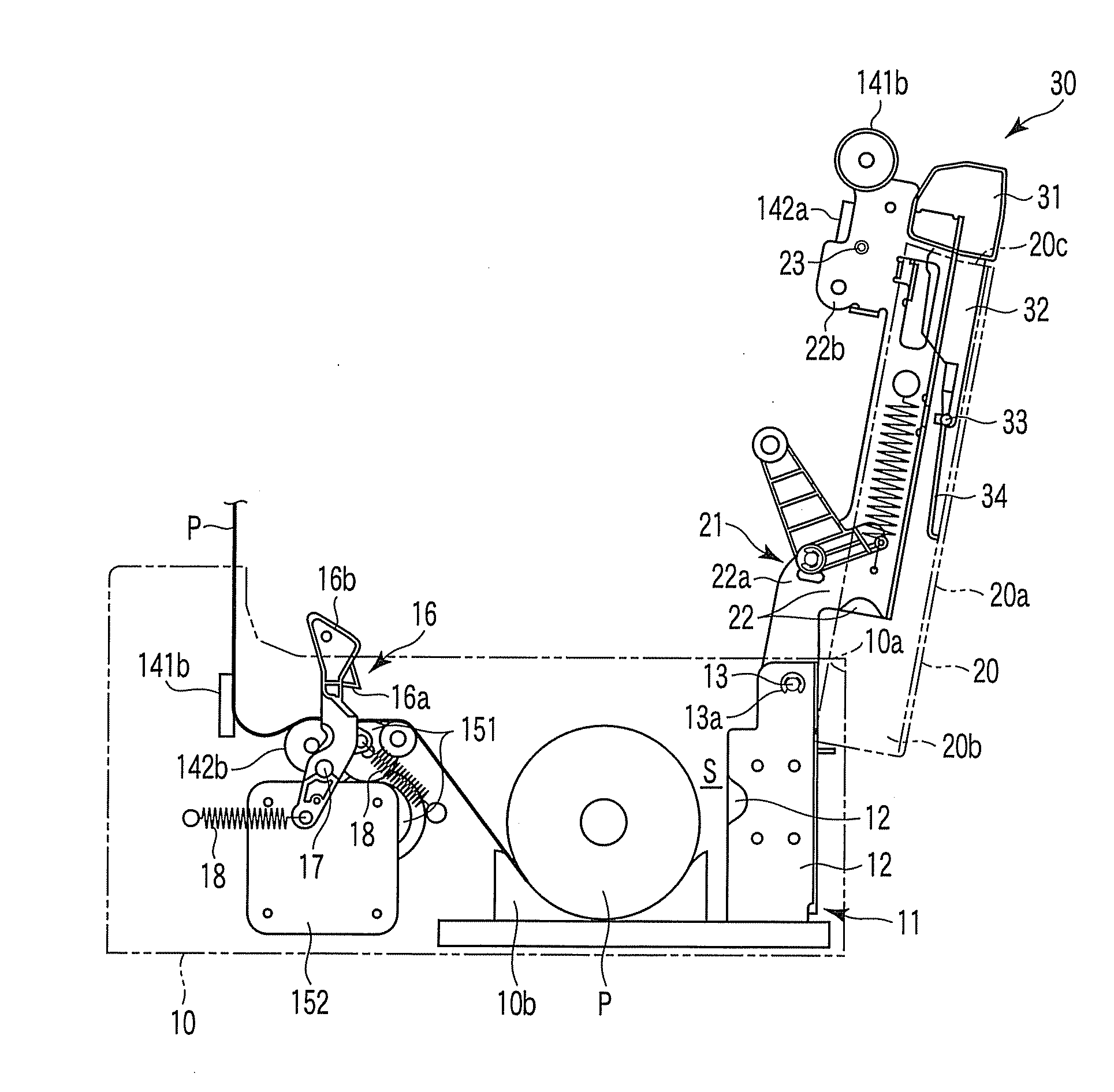 Thermal printer and printing device