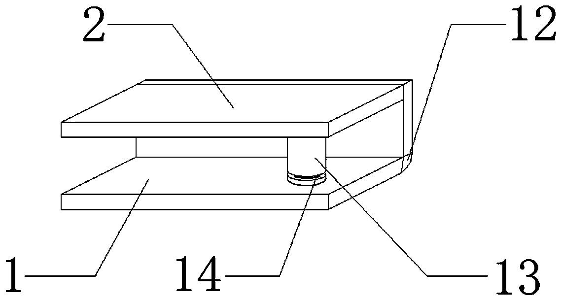 Flattening device for road pavement concrete