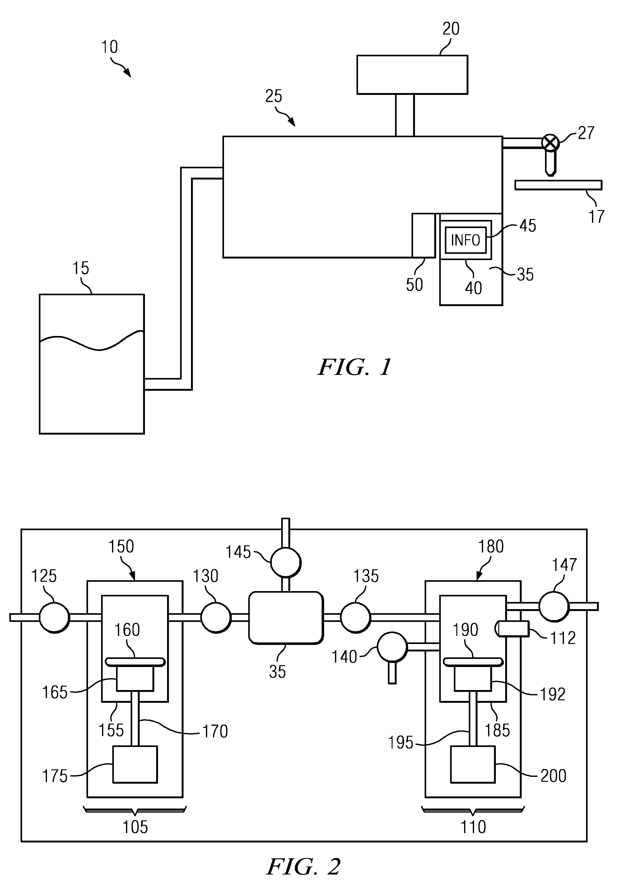 Method and system for controlling operation of a pump based on filter information in a filter information tag