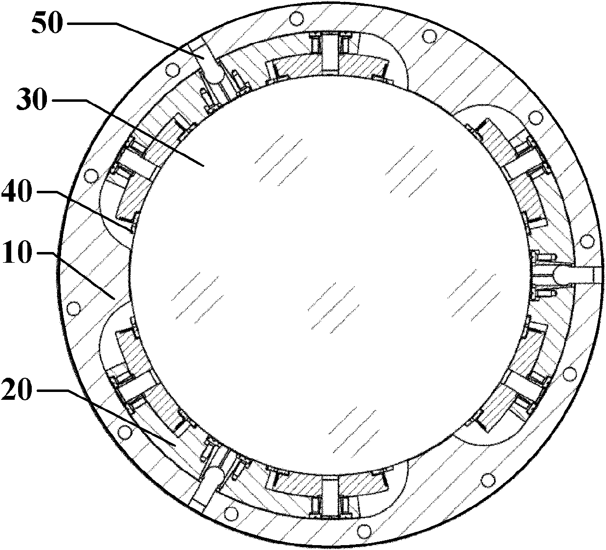 Optical element fixing device and installation method thereof