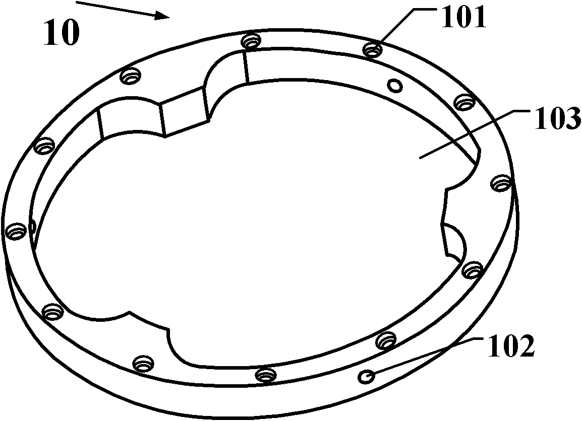 Optical element fixing device and installation method thereof