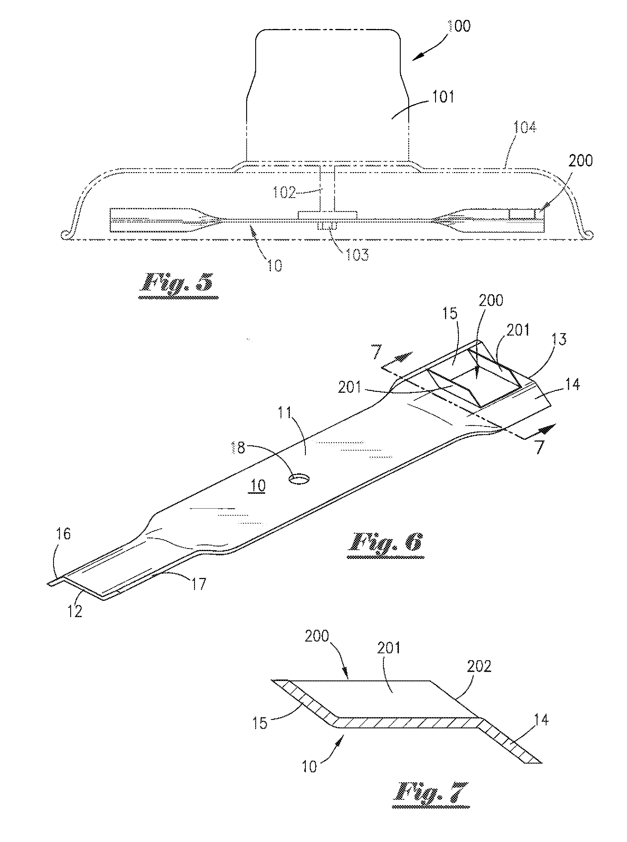 Cutting Blade Method and Apparatus