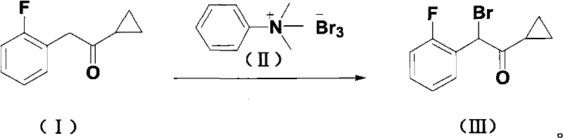 Method for preparing Prasugrel intermediate alpha-cyclopropylcarbonyl-2-fluorobenzyl bromide