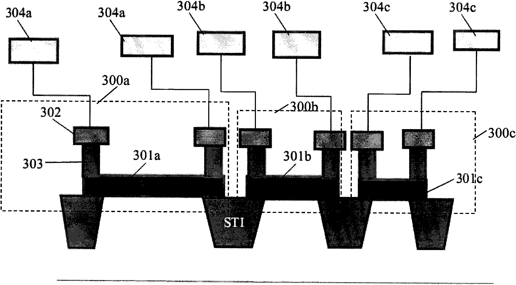 Model and method for measuring resistance of contact holes or through holes in bipolar transistor components