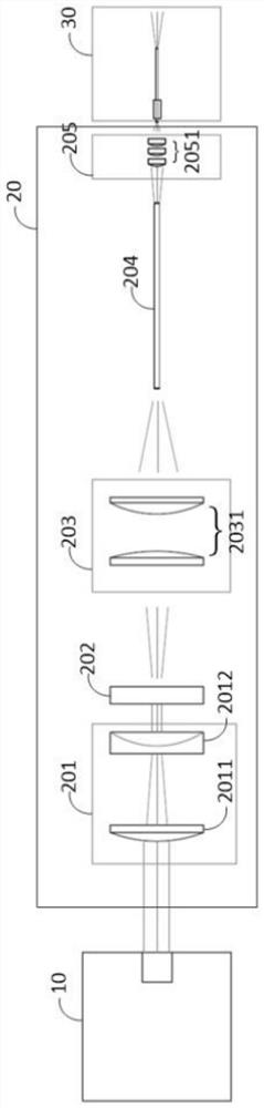 Laser output device and laser ablation system