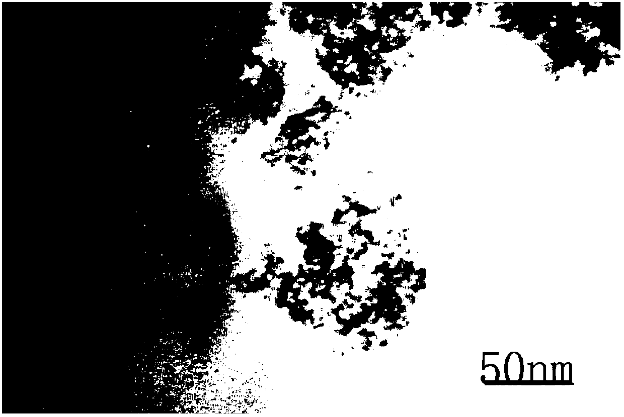 A preparation method for oil-soluble nano zirconium dioxide particles in a tetragonal crystal form by adopting an oil-water interface method