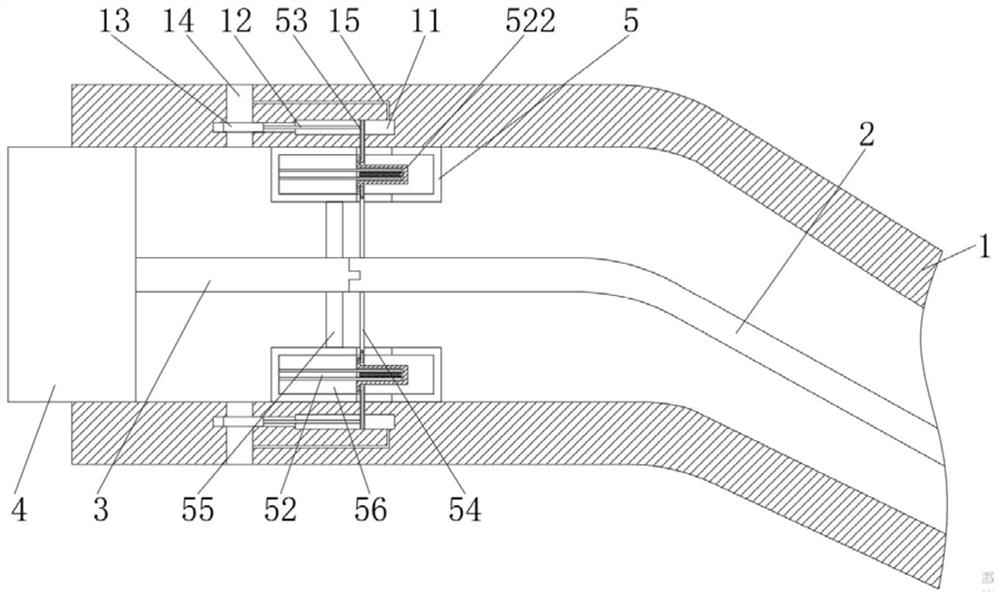 Automobile charging gun with good heat dissipation effect